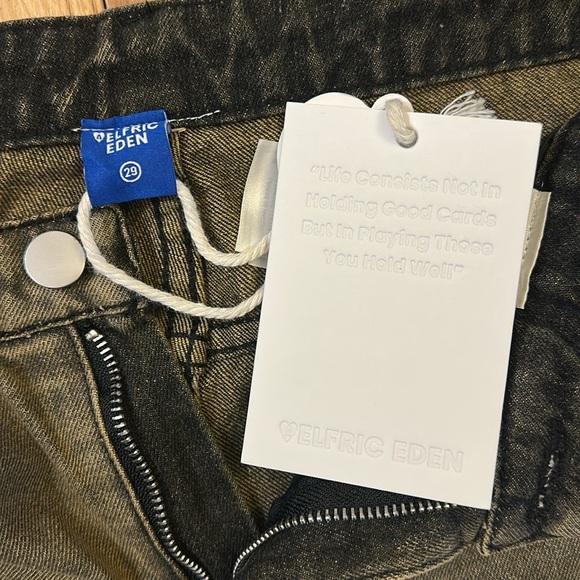 AELFRIC EDEN MULTI DISTRESSED JORTS - Picture 2 of 5